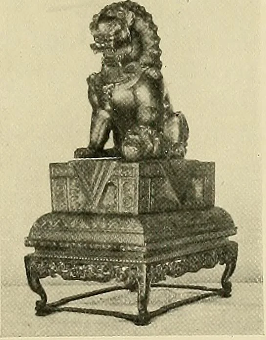 An illustration from Dogs of China & Japan in nature and art, 1921, leaf 154