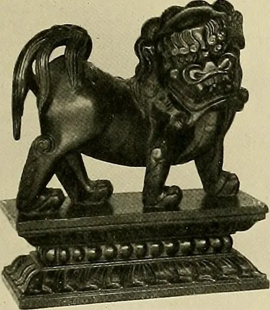 An illustration from Dogs of China & Japan in nature and art, 1921, leaf 164