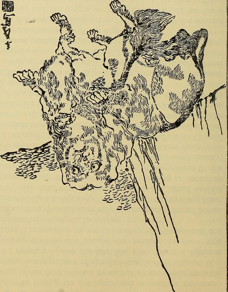 An illustration from Dogs of China & Japan in nature and art, 1921, leaf 178