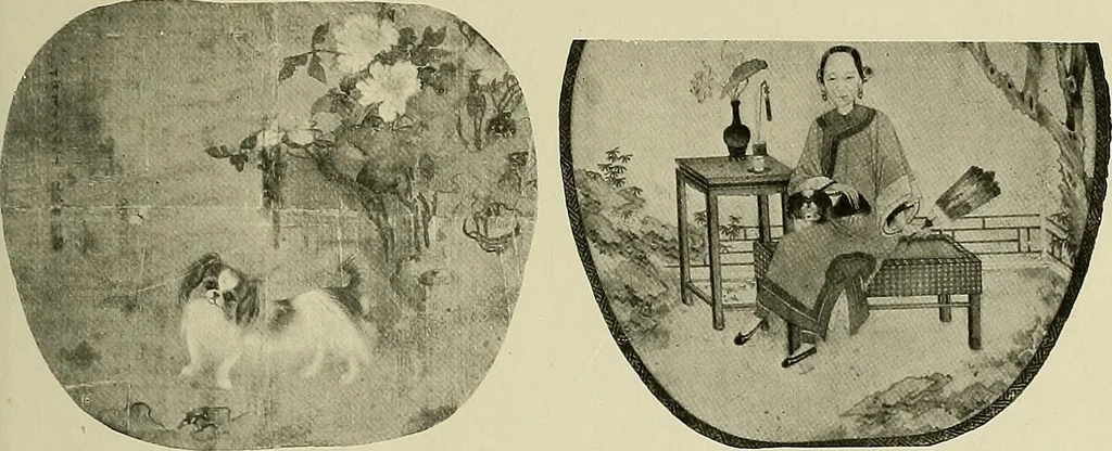 An illustration from Dogs of China & Japan in nature and art, 1921, leaf 264