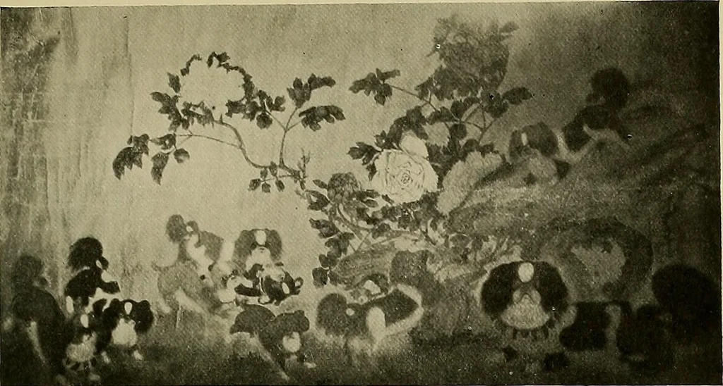 An illustration from Dogs of China & Japan in nature and art, 1921, leaf 300