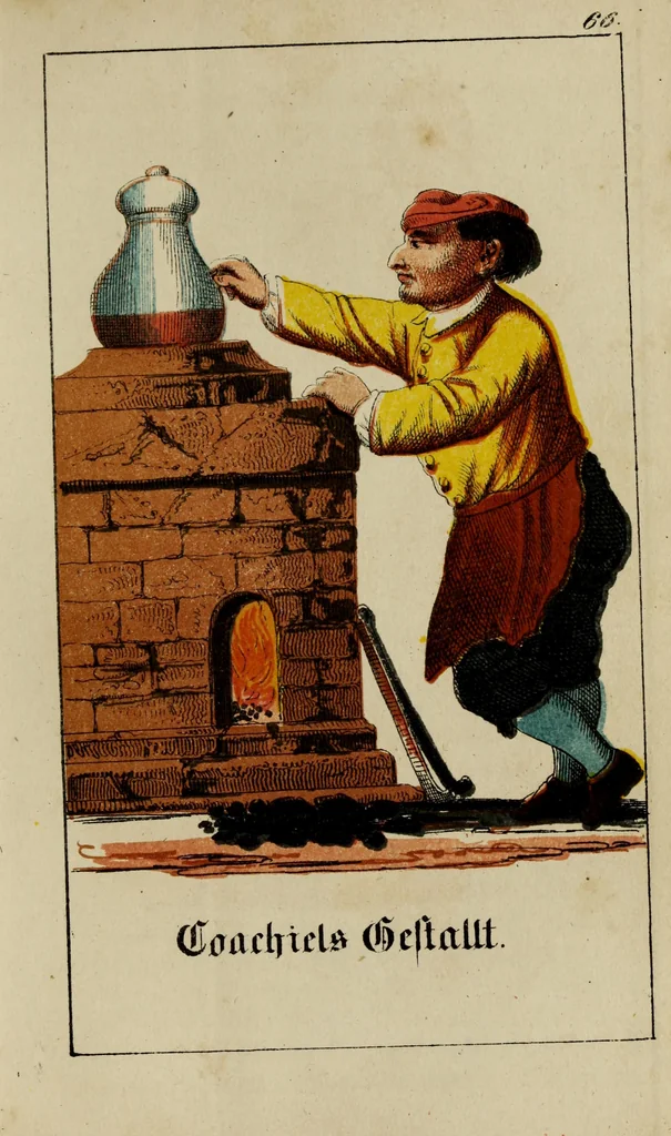 An illustration from Doktor Johannes Faust's Magia naturalis et innaturalis : oder, Dreifacher Höllenzwang, letztes Testament and Siegelkunst, nach einer kostbar ausgestattenten Handschrift in der Herzogl. Bibliothek zu Koburg vollständig und wortgetreu hrsg. in fünf Abtheilungen .., 1849, leaf 261