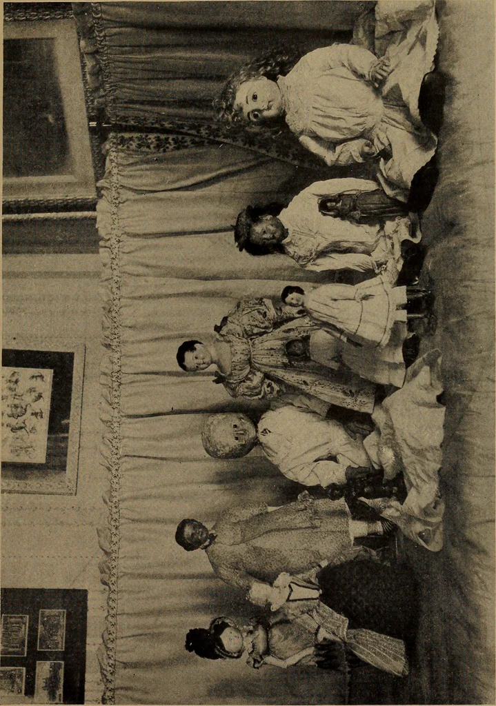 An illustration from The doll book, 1908, leaf 155
