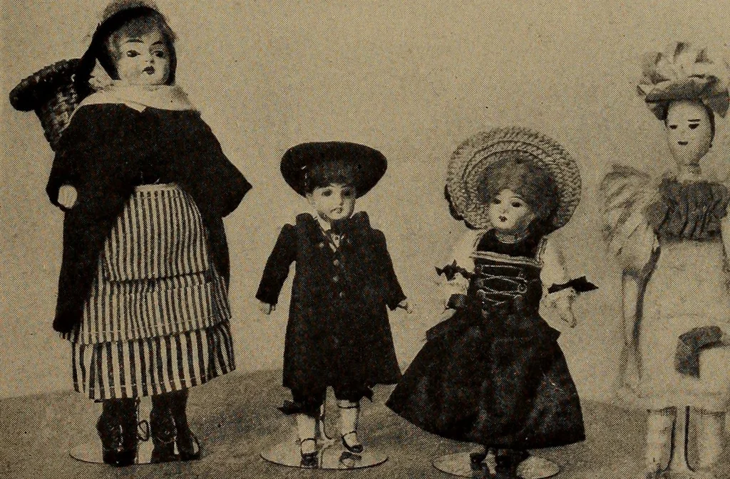 An illustration from The doll book, 1908, leaf 197