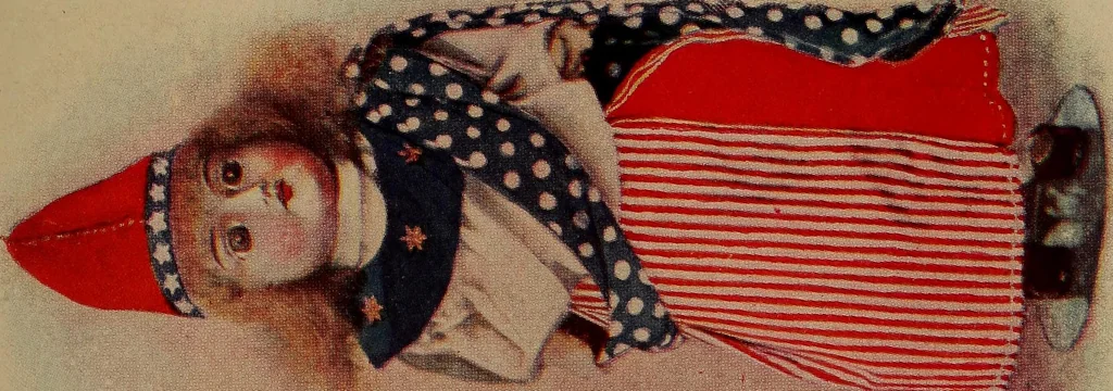 An illustration from The doll book, 1908, leaf 203