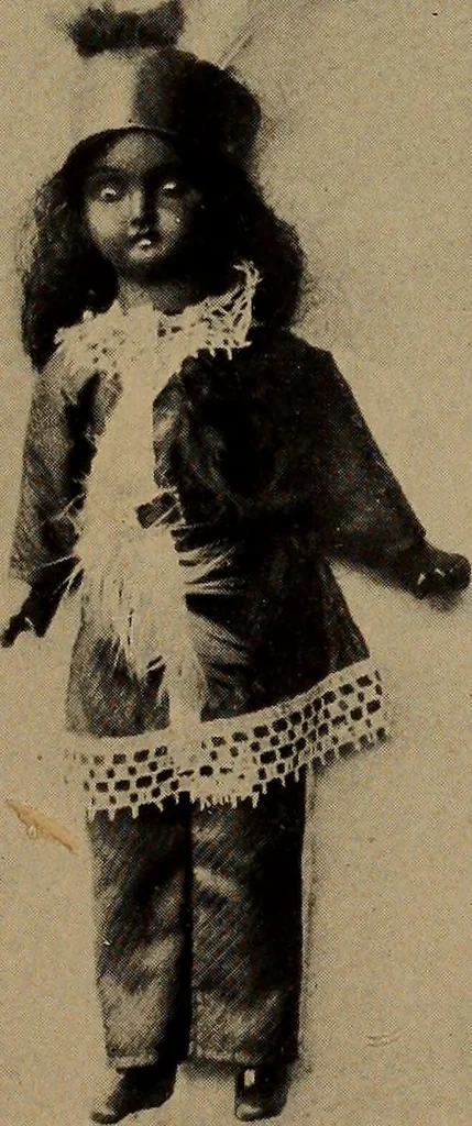An illustration from The doll book, 1908, leaf 217
