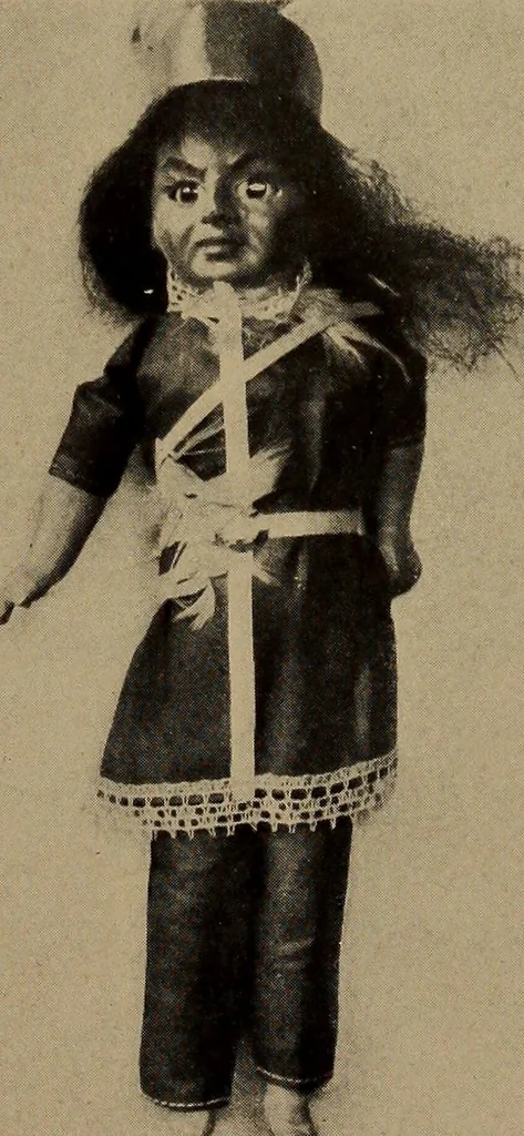 An illustration from The doll book, 1908, leaf 217