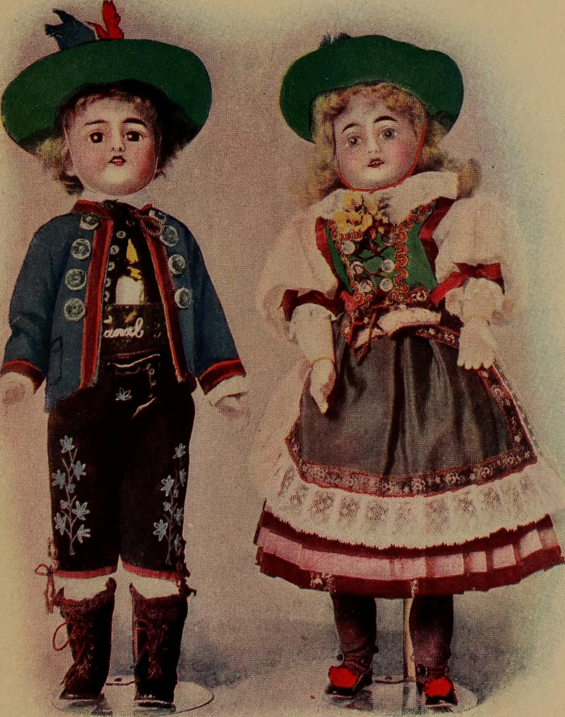 An illustration from The doll book, 1908, leaf 257