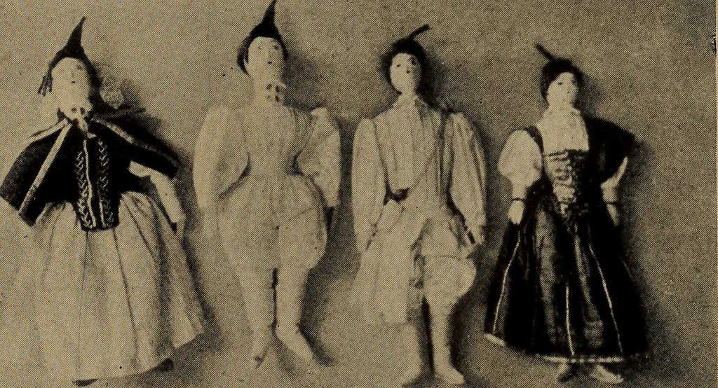 An illustration from The doll book, 1908, leaf 29