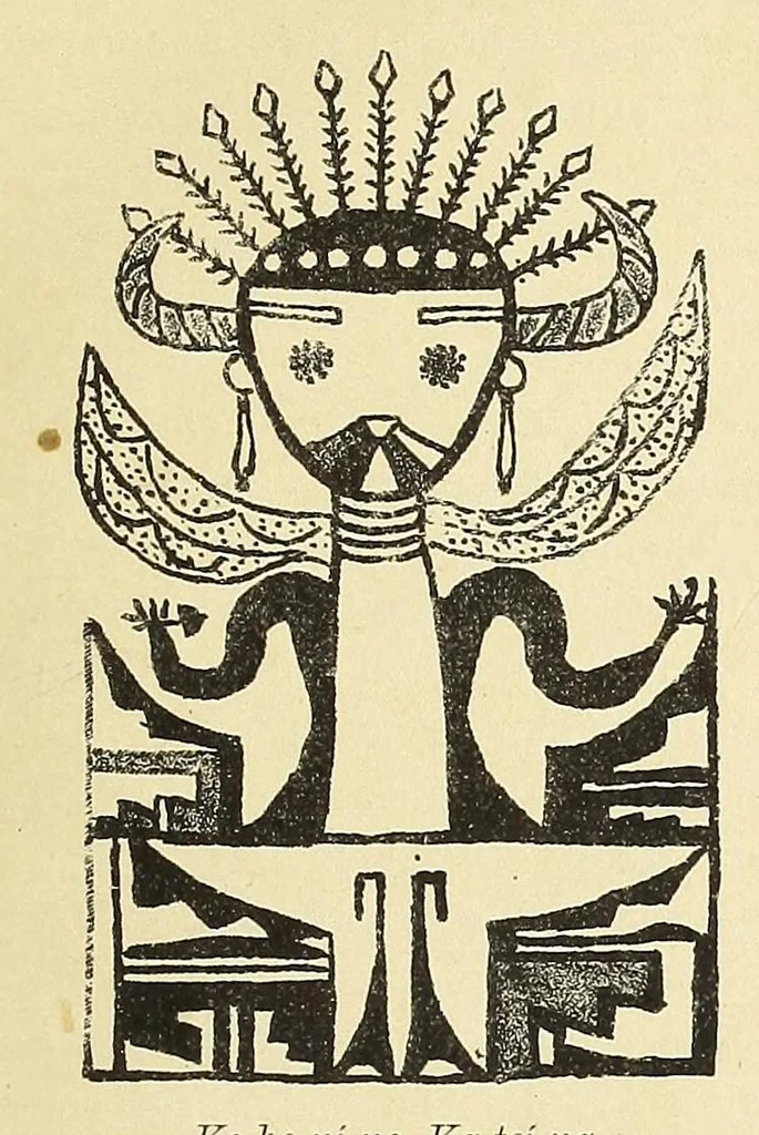 An illustration from Dolls of the Tusayan Indians, 1894, leaf 21