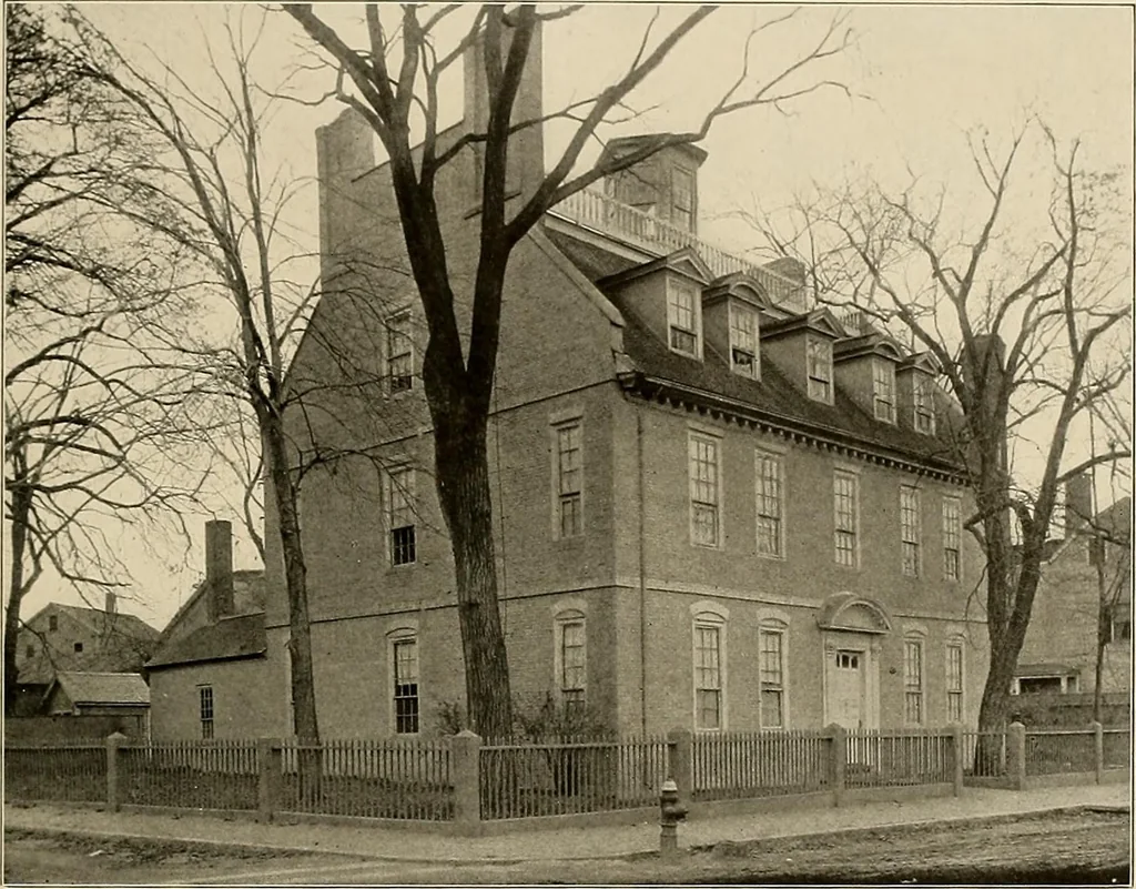 An illustration from Domestic architecture of the American colonies and of the early republic,, 1922, leaf 105