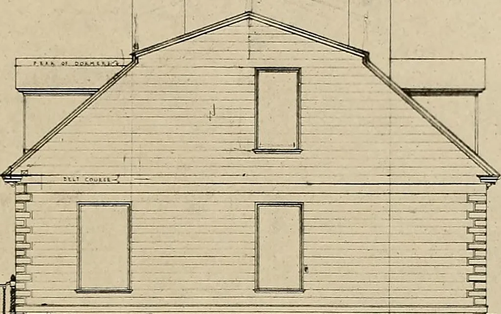 An illustration from Domestic architecture of the American colonies and of the early republic,, 1922, leaf 107