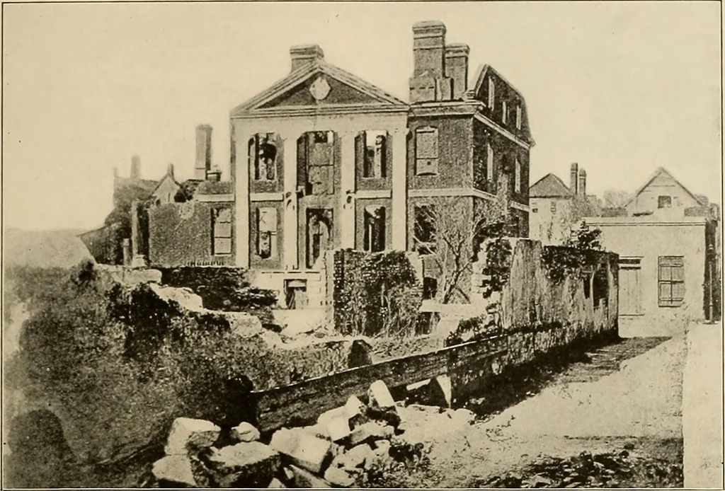 An illustration from Domestic architecture of the American colonies and of the early republic,, 1922, leaf 117