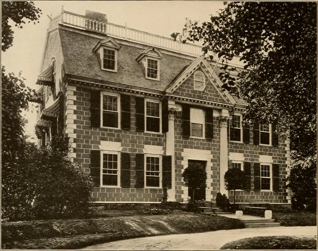 An illustration from Domestic architecture of the American colonies and of the early republic,, 1922, leaf 120