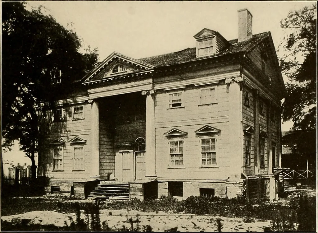 An illustration from Domestic architecture of the American colonies and of the early republic,, 1922, leaf 121