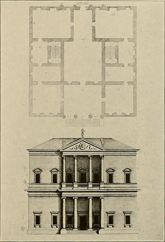 An illustration from Domestic architecture of the American colonies and of the early republic,, 1922, leaf 123