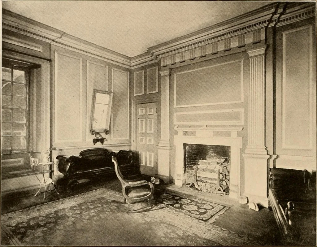 An illustration from Domestic architecture of the American colonies and of the early republic,, 1922, leaf 140