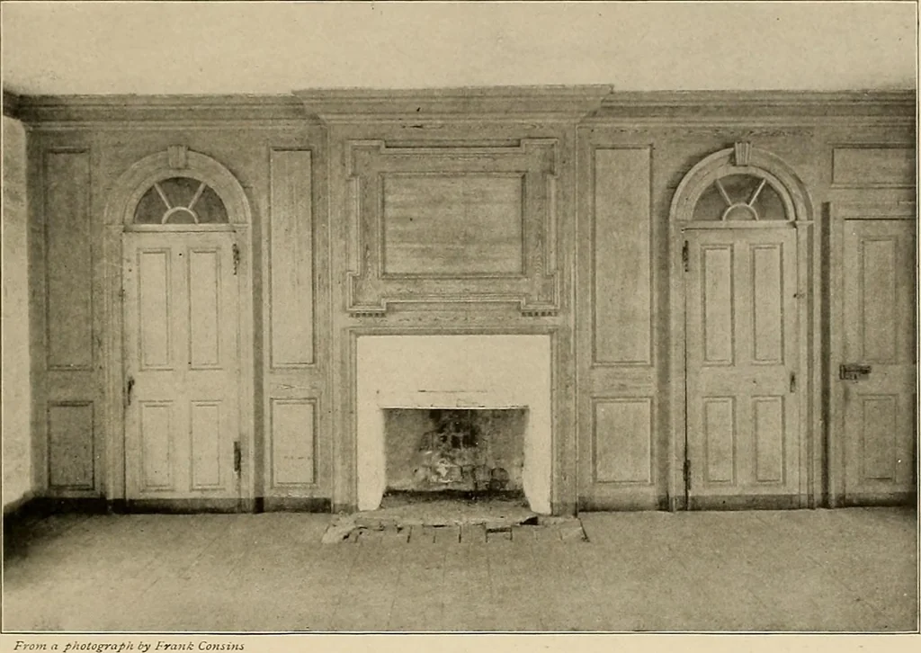 An illustration from Domestic architecture of the American colonies and of the early republic,, 1922, leaf 141