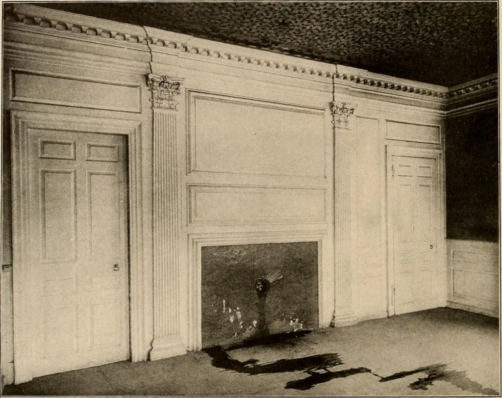 An illustration from Domestic architecture of the American colonies and of the early republic,, 1922, leaf 142