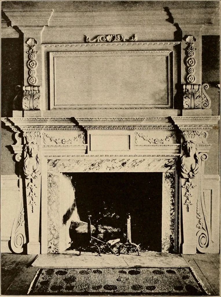 An illustration from Domestic architecture of the American colonies and of the early republic,, 1922, leaf 148