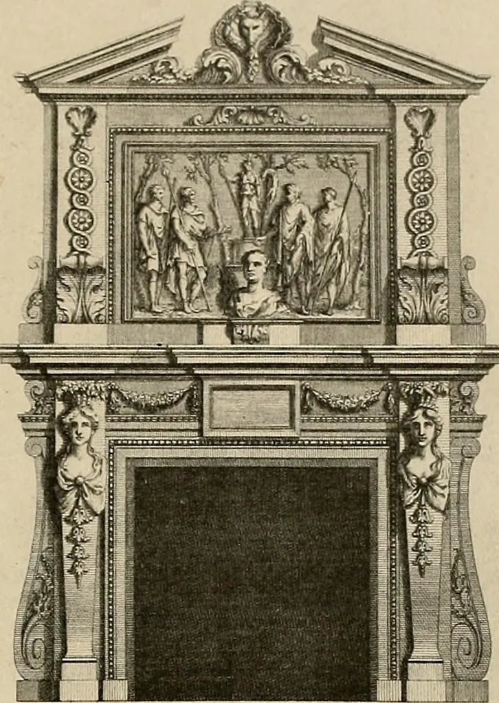 An illustration from Domestic architecture of the American colonies and of the early republic,, 1922, leaf 149