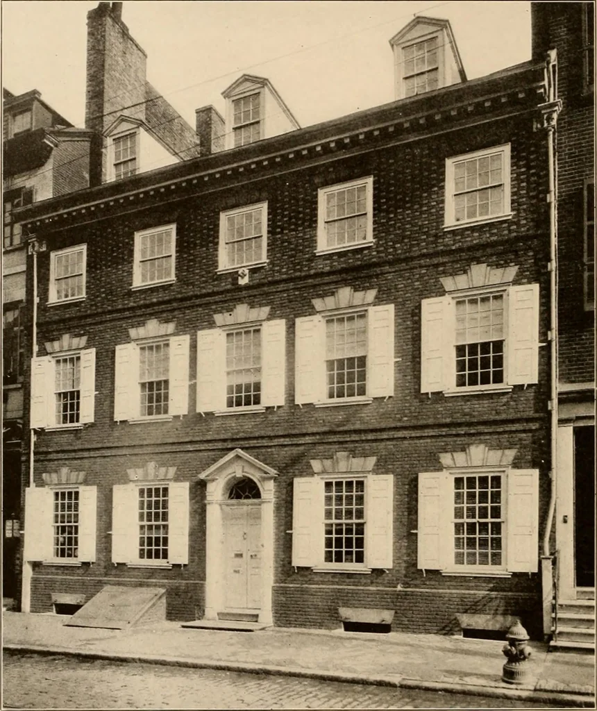 An illustration from Domestic architecture of the American colonies and of the early republic,, 1922, leaf 162