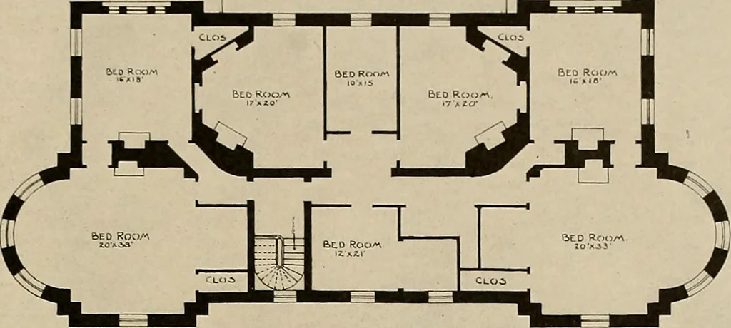An illustration from Domestic architecture of the American colonies and of the early republic,, 1922, leaf 169
