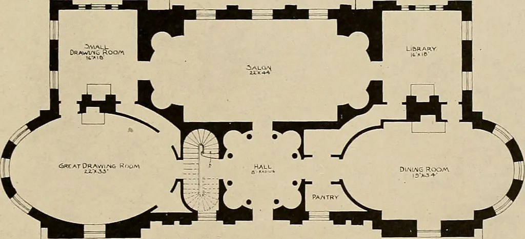 An illustration from Domestic architecture of the American colonies and of the early republic,, 1922, leaf 169