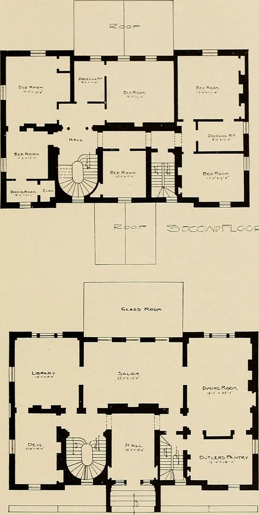An illustration from Domestic architecture of the American colonies and of the early republic,, 1922, leaf 171