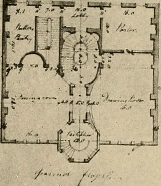 An illustration from Domestic architecture of the American colonies and of the early republic,, 1922, leaf 173