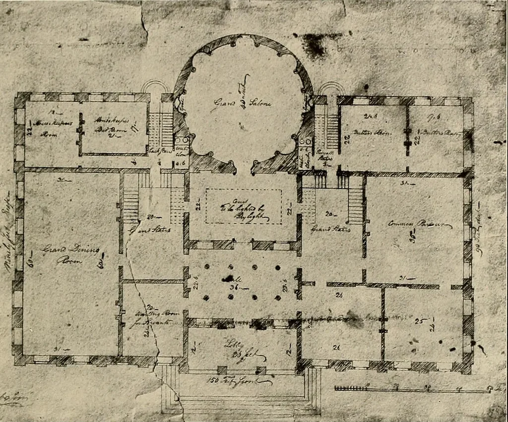 An illustration from Domestic architecture of the American colonies and of the early republic,, 1922, leaf 179