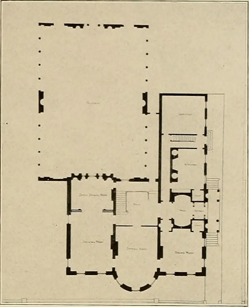 An illustration from Domestic architecture of the American colonies and of the early republic,, 1922, leaf 189