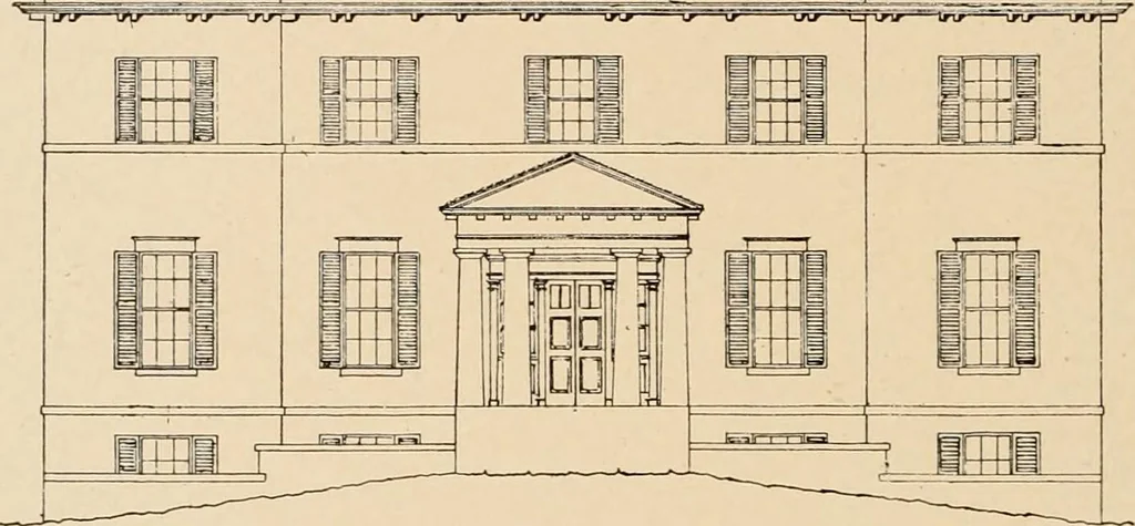 An illustration from Domestic architecture of the American colonies and of the early republic,, 1922, leaf 192