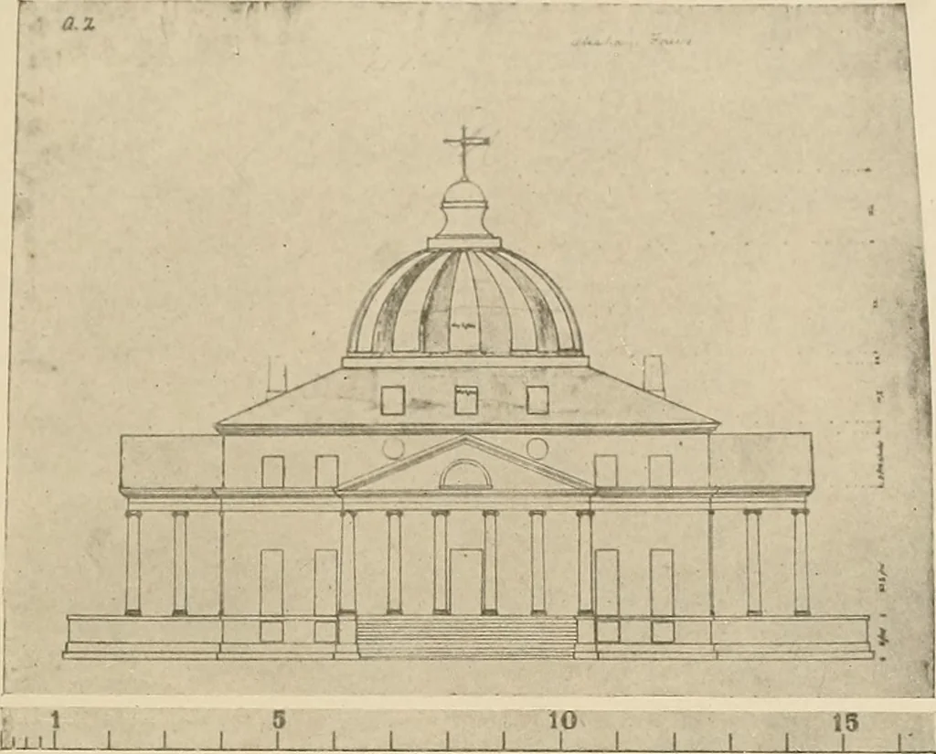 An illustration from Domestic architecture of the American colonies and of the early republic,, 1922, leaf 193