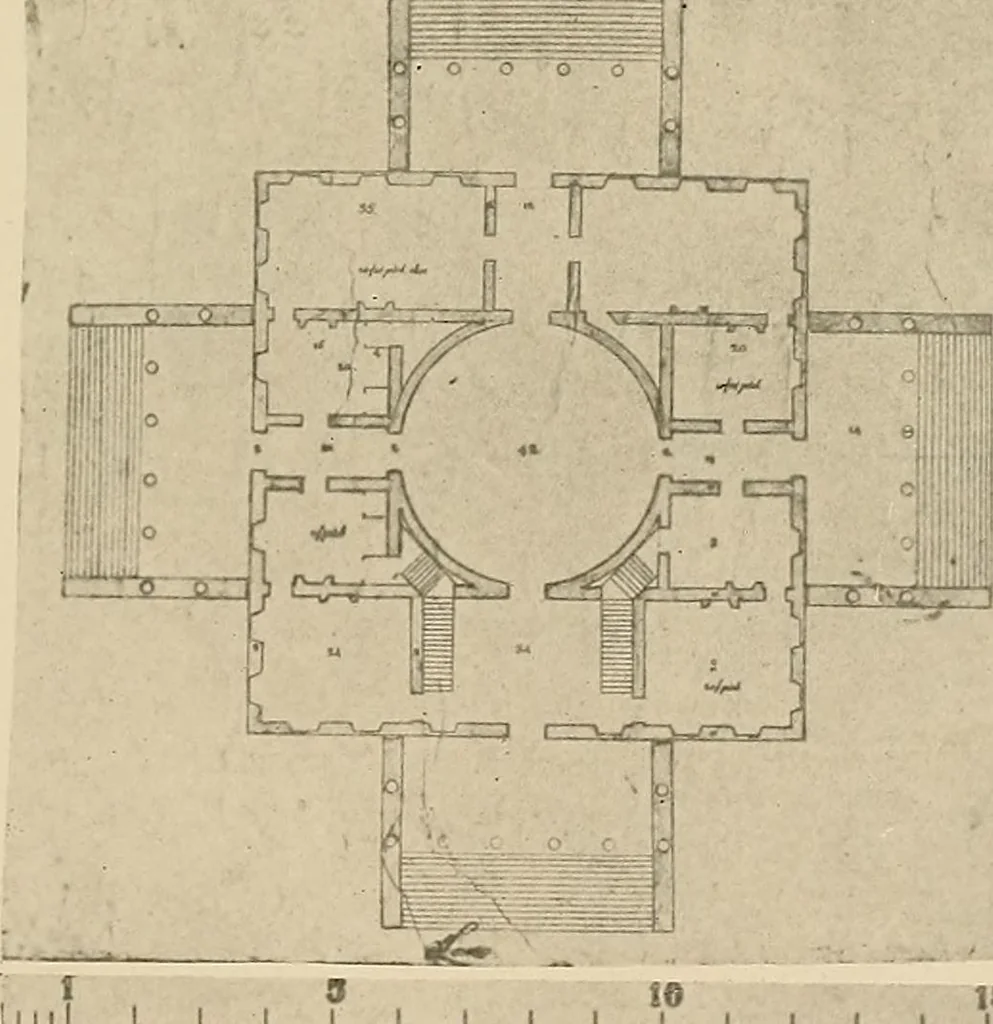 An illustration from Domestic architecture of the American colonies and of the early republic,, 1922, leaf 193