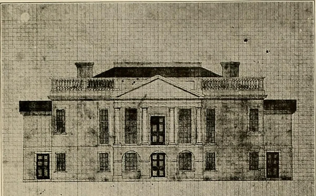 An illustration from Domestic architecture of the American colonies and of the early republic,, 1922, leaf 195