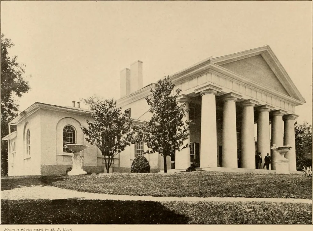 An illustration from Domestic architecture of the American colonies and of the early republic,, 1922, leaf 200