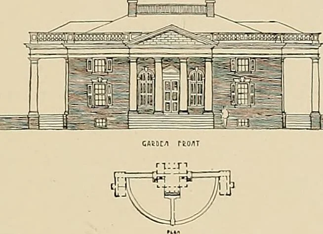 An illustration from Domestic architecture of the American colonies and of the early republic,, 1922, leaf 207