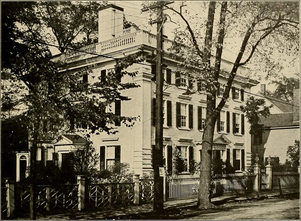 An illustration from Domestic architecture of the American colonies and of the early republic,, 1922, leaf 217