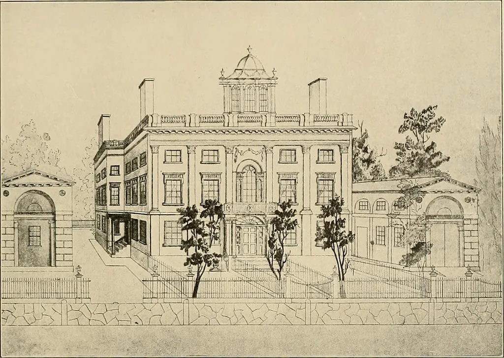An illustration from Domestic architecture of the American colonies and of the early republic,, 1922, leaf 223