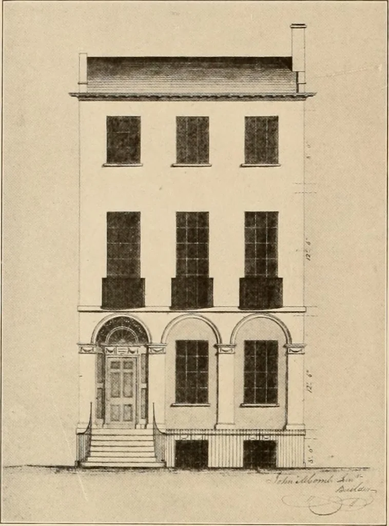 An illustration from Domestic architecture of the American colonies and of the early republic,, 1922, leaf 226