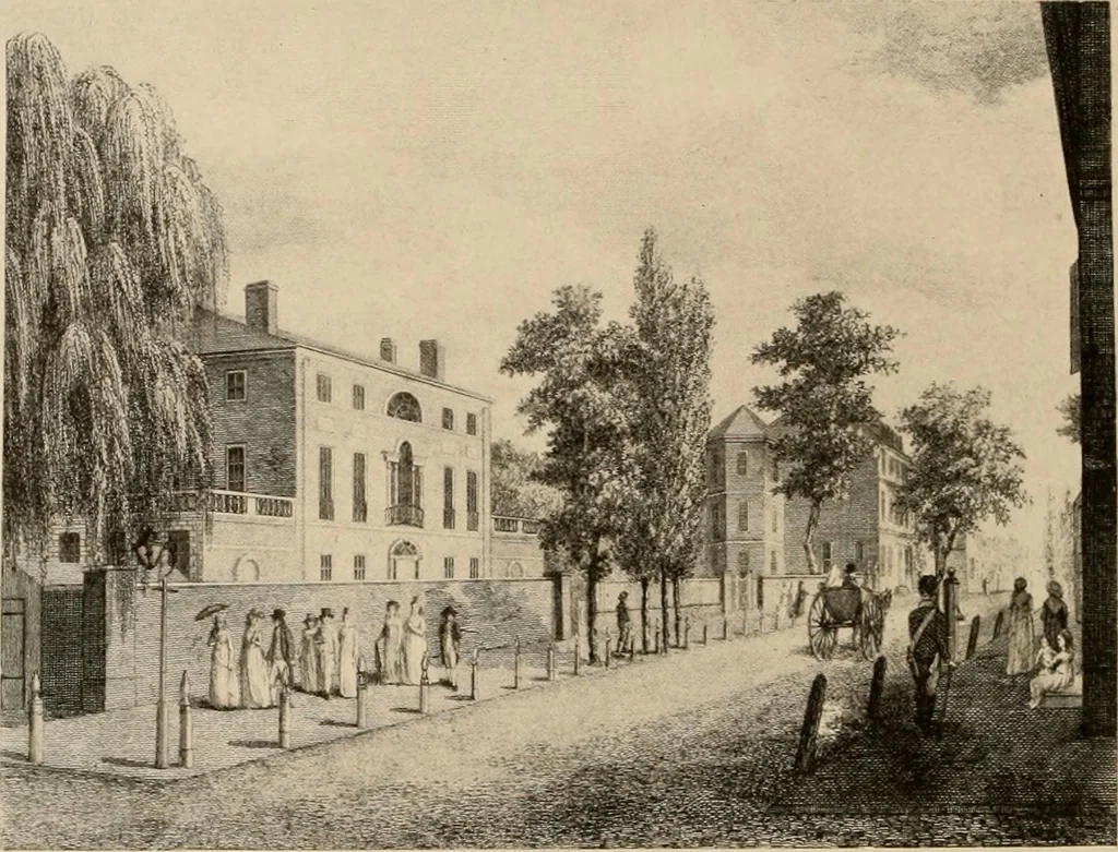 An illustration from Domestic architecture of the American colonies and of the early republic,, 1922, leaf 232