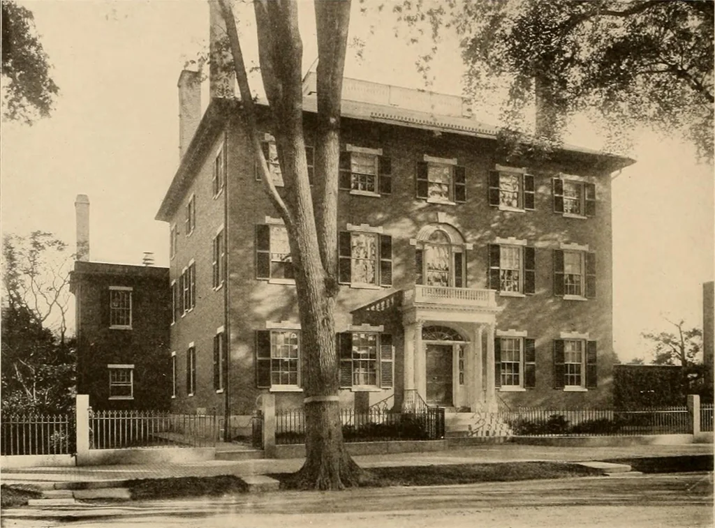 An illustration from Domestic architecture of the American colonies and of the early republic,, 1922, leaf 238