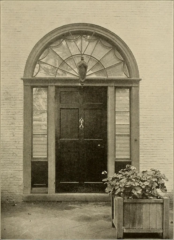 An illustration from Domestic architecture of the American colonies and of the early republic,, 1922, leaf 241