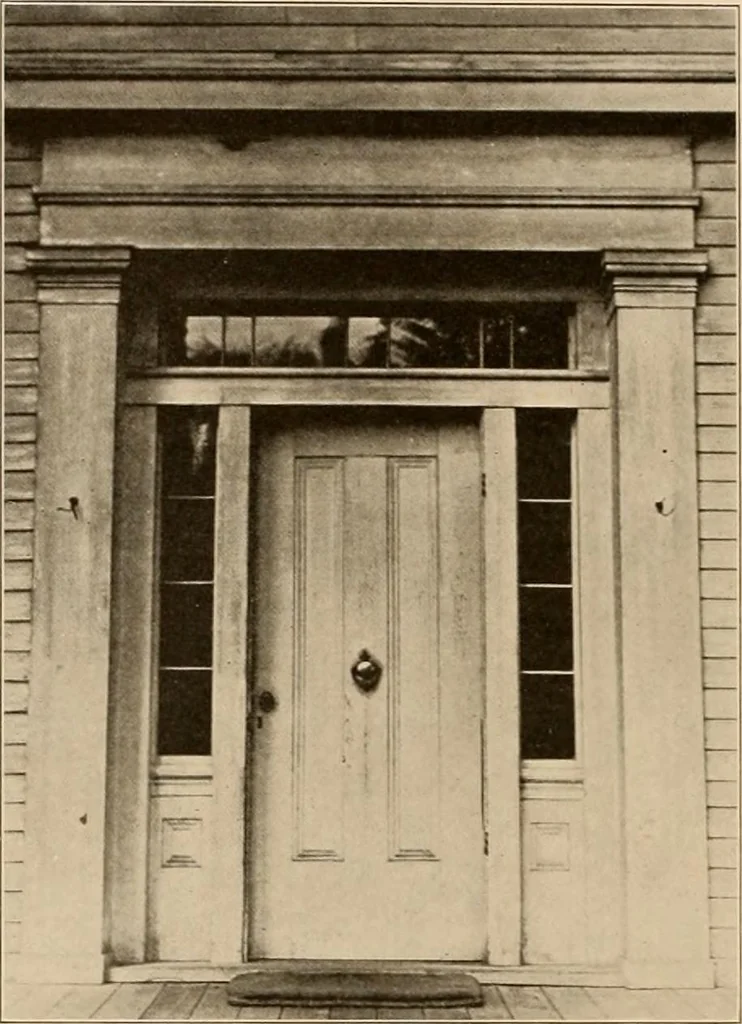 An illustration from Domestic architecture of the American colonies and of the early republic,, 1922, leaf 242