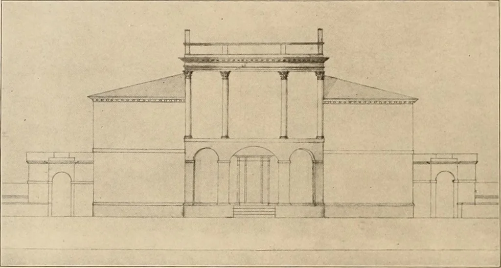 An illustration from Domestic architecture of the American colonies and of the early republic,, 1922, leaf 246
