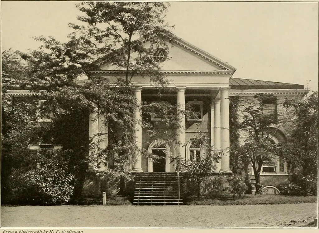 An illustration from Domestic architecture of the American colonies and of the early republic,, 1922, leaf 247
