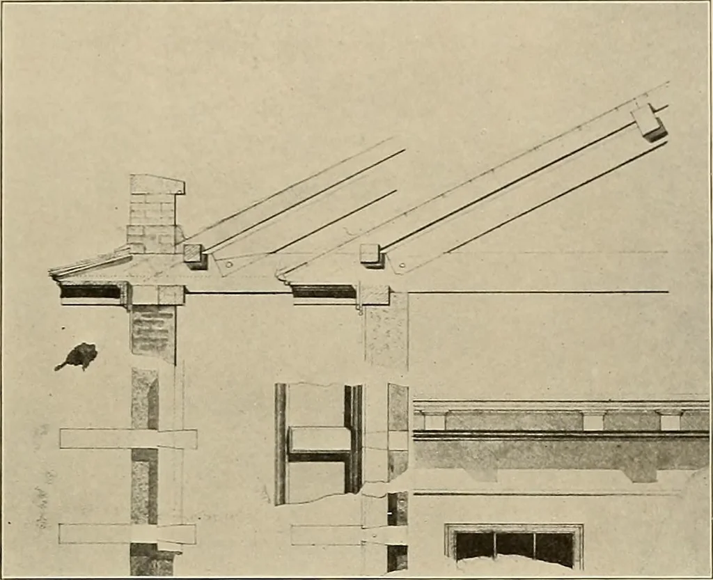 An illustration from Domestic architecture of the American colonies and of the early republic,, 1922, leaf 251