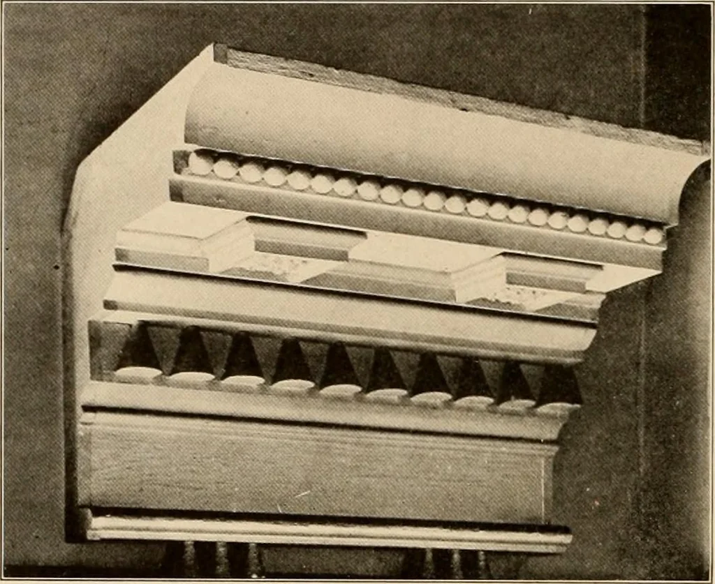 An illustration from Domestic architecture of the American colonies and of the early republic,, 1922, leaf 252