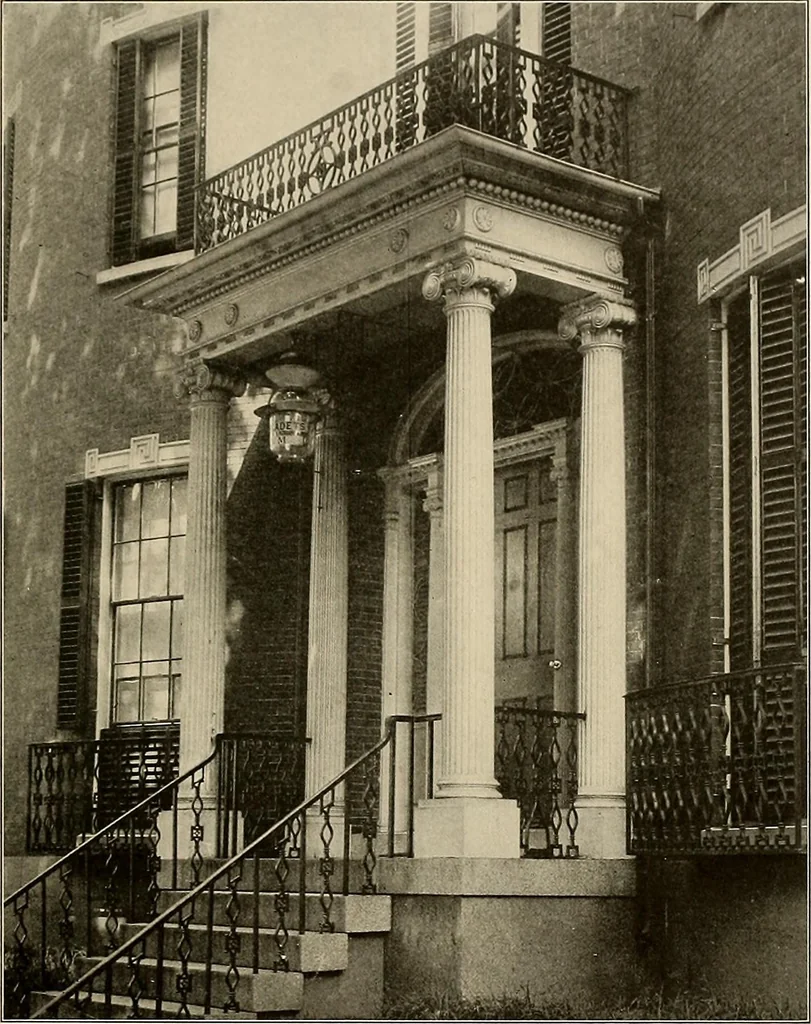 An illustration from Domestic architecture of the American colonies and of the early republic,, 1922, leaf 253